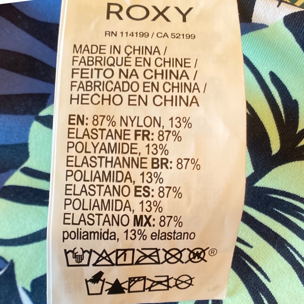 NWT ROXY Beach Classics Hipster Bottoms  in Mood Indigo Print, size XL - 1 - Picture 6 of 9